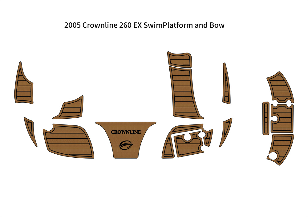 2005 Crownline 260 EX Swim Platform Bow 